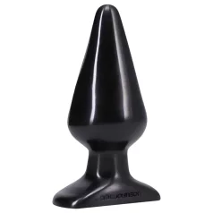   Doc Johnson czarny korek analny - klasyczny, duży - (14,5 cm)