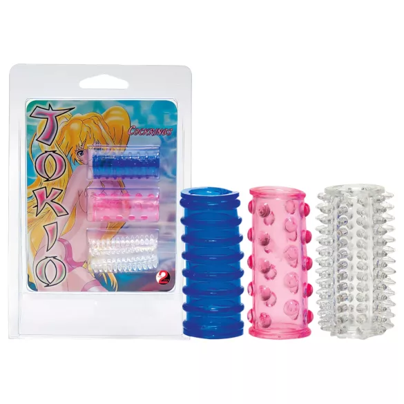 You2Toys - zestaw pierścieni na penisa - silikonowe, 3 sztuki