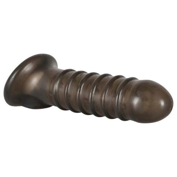 Rebel - nakładka na penisa z wypustkami - silikon szary