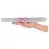 Kristály - podwójne dildo - szkło - 34 cm