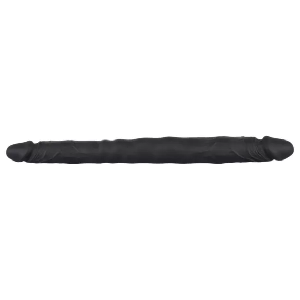 Bad Kitty - podwójny dildo - silikon - czarny