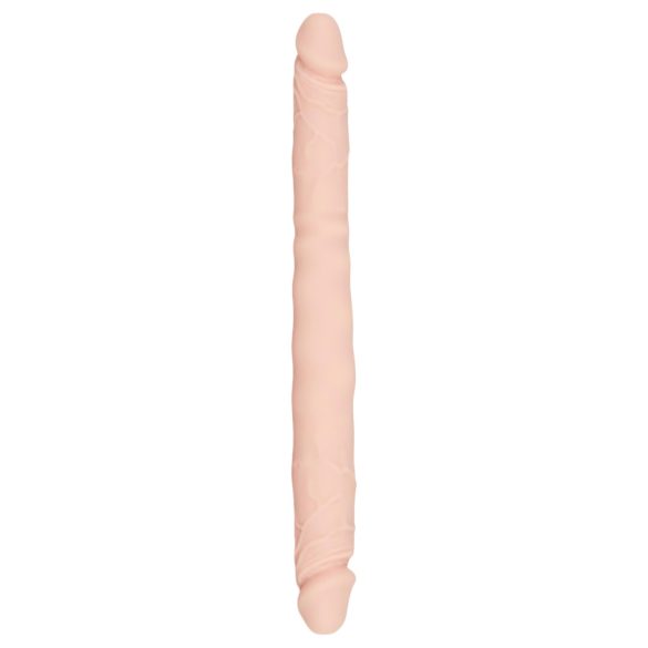You2Toys - podwójny dildo - silikonowy - kolor naturalny