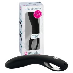 mystim Current Conrad - dildo elektro - silikonowy - czarny