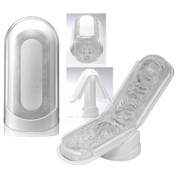 TENGA Flip Zero - masturbator męski - silikon - biały