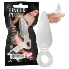   You2Toys - Finger Plug - korek analny na palec (przezroczysty)