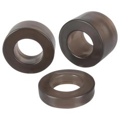   You2Toys - pierścień na penisa i jądra - zestaw rozciągający - szary