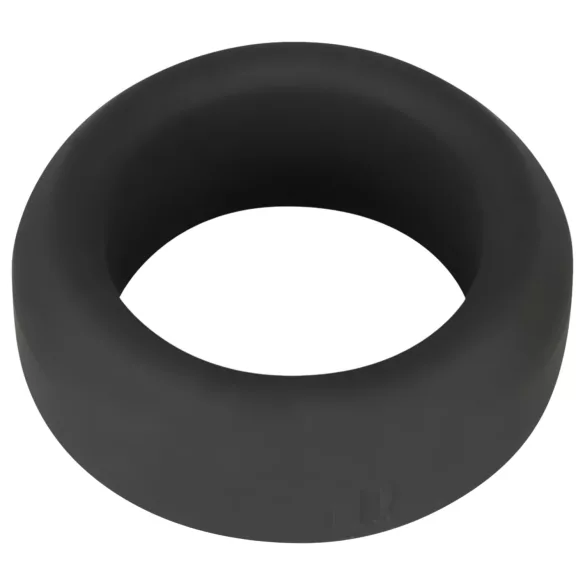 Black Velvets - pierścień na penisa silikonowy 2,6 cm - czarny