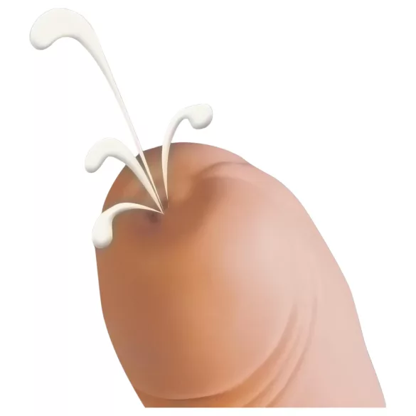 You2Toys - dildo z funkcją ejakulacji - realistyczny cielisty