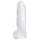Kristálytiszta - duży dildo - przezroczysty