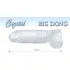 Kristálytiszta - duży dildo - przezroczysty