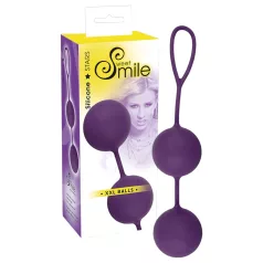 Smile - kulki gejszy XXL - duże - fioletowe