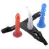 You2Toys - zestaw strap-on dildo - kolorowy