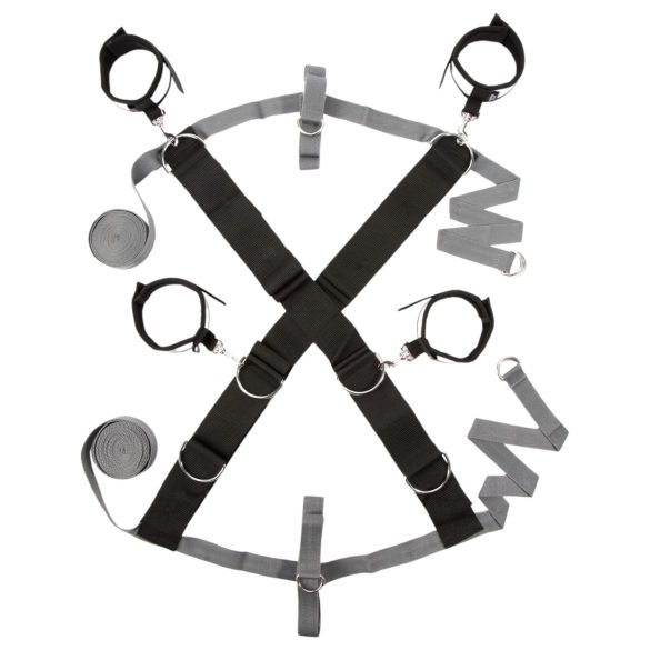 Fifty Shades of Grey - komplet do krępowania - regulowany - szary