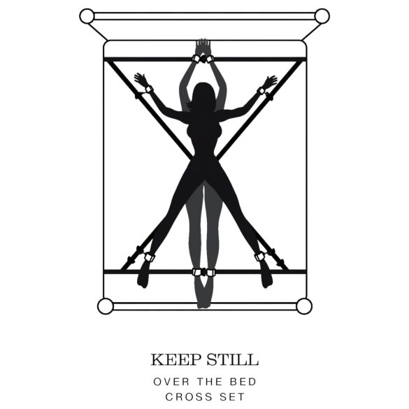 Fifty Shades of Grey - komplet do krępowania - regulowany - szary