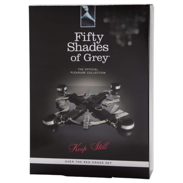 Fifty Shades of Grey - komplet do krępowania - regulowany - szary