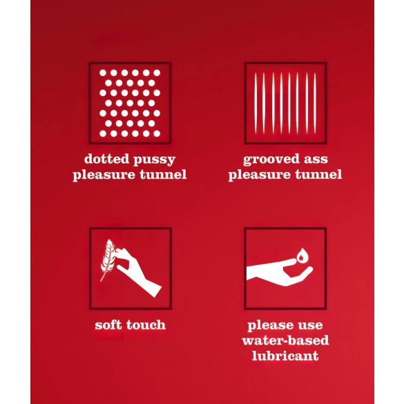 You2Toys - realistyczna lalka erotyczna - pośladki - silikon - kolor naturalny