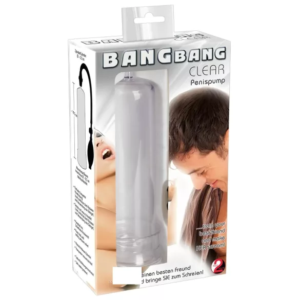 You2Toys - Bang Bang pompka do penisa (przezroczysta)