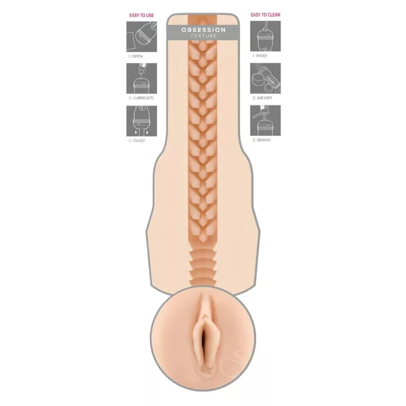 Fleshlight - masturbator męski - realistyczna wagina Jenna Haze - silikon