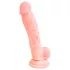 Medical - dildo z silikonu medycznego 18 cm - naturalny