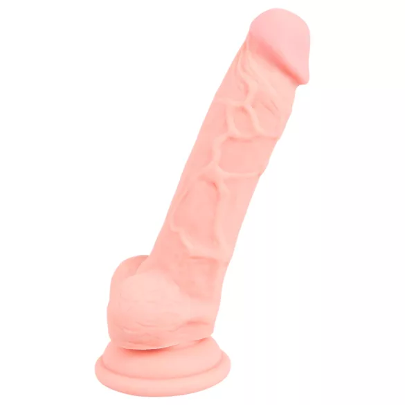 Medical - dildo z silikonu medycznego 18 cm - naturalny