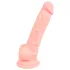 Medical - dildo z silikonu medycznego 18 cm - naturalny