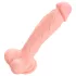 Medical - dildo z silikonu medycznego 24cm - beżowy
