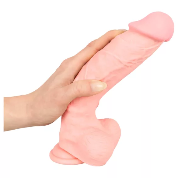 Medical - dildo z silikonu medycznego 24cm - beżowy