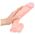 Medical - dildo z silikonu medycznego 24cm - beżowy