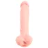 Medical - dildo z silikonu medycznego 24cm - beżowy