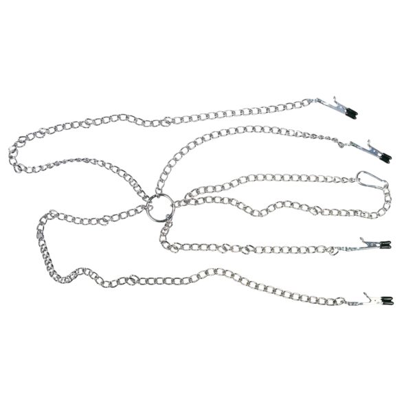 Łańcuszek do sutków z klipsami dla kobiet