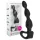 mystim Big Bend-it! - kulkowy elektro analny dildo (czarny)