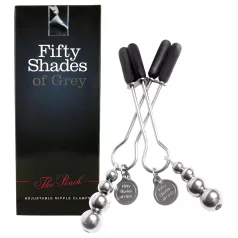   Fifty Shades of Grey - zaciski na sutki - regulacja nacisku - stal