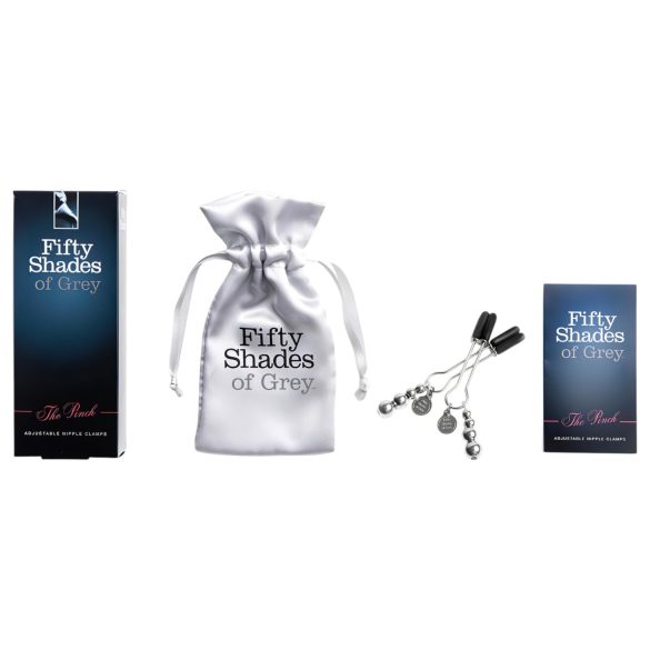 Fifty Shades of Grey - zaciski na sutki - regulacja nacisku - stal