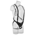 King Cock - strap-on z uprzężą - wydrążony dildo 28 cm