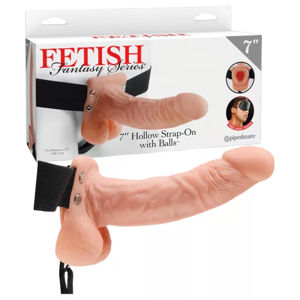 Fetish Strap-on 7 - dildo do uprzęży - realistyczny - kolor naturalny