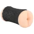 Nature Skin - masturbator wagina i anus - realistyczny silikon cielisty-czarny
