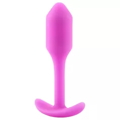   b-Vibe Snug Plug 1 - korek analny z wewnętrznym obciążeniem (55 g, różowy)