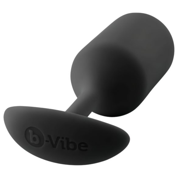 b-vibe - korek analny z podwójną kulką - 180g - czarny