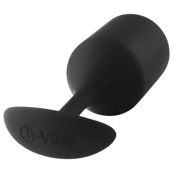 b-vibe - korek analny podwójna kulka - silikon czarny 257g