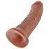 King Cock - dildo realistyczny 20 cm - ciemna skóra