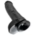King Cock - dildo realistyczne z jądrami - 25 cm - czarny