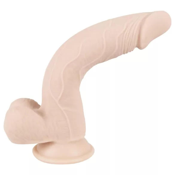 Nature Skin - realistyczny dildo z przyssawką (naturalny, średni)