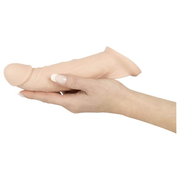 Nature Skin - nakładka na penisa z pierścieniem - przedłużająca