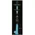 You2Toys - dildo z przyssawką - świecący w ciemności - niebieski