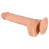 realistixxx - realistyczny dildo z przyssawką (22 cm) - naturalny
