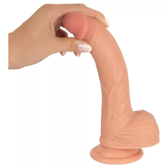 realistixxx - realistyczny dildo z przyssawką (22 cm, w kolorze cielistym)