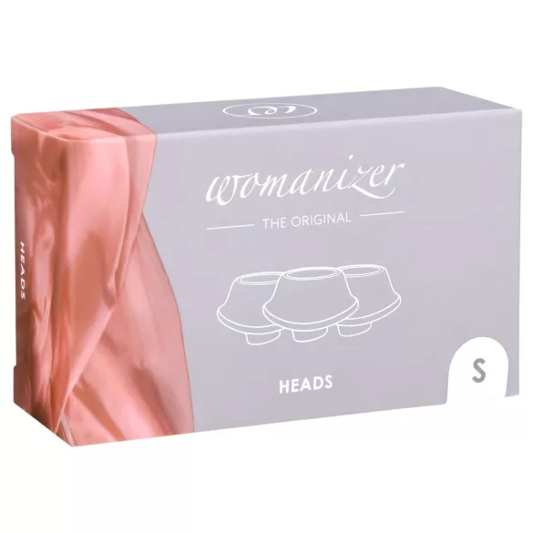 Womanizer Premium S - zestaw wymiennych nakładek ssących - biały - 3 sztuki