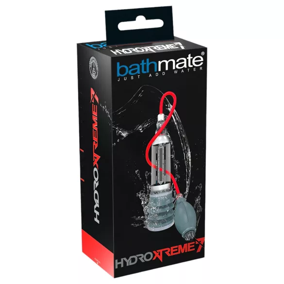 Bathmate Xtreme Hydromax 7 - zestaw pompki do penisa (przezroczysty)