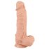 realistixxx - duży realistyczny dildo XXL - 32 cm - kolor naturalny