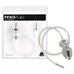   You2Toys - Piss to Ass Plug - pusty korek analny z rozszerzaczem cewki moczowej